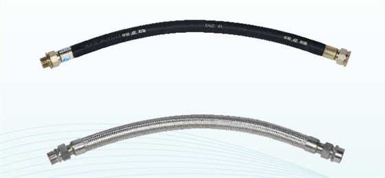 橡胶护套防爆挠性连接管、不锈钢网防爆挠性管