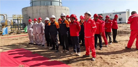 华荣安工智能管控系统在兰州能源项目开工大吉