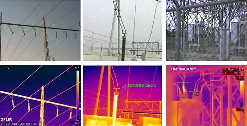 智能防爆视频监控系统实时测温监控图