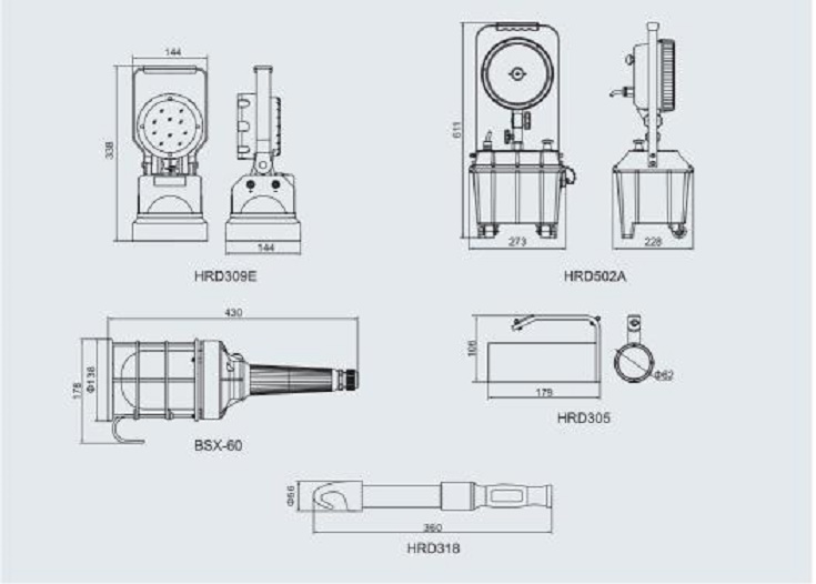 ATEX防爆强光工作灯，IECEX防爆强光工作灯，华荣防爆强光工作灯