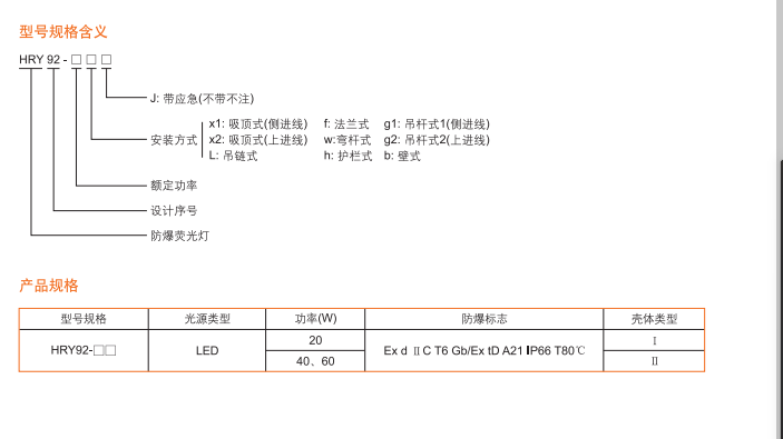 防爆LED荧光灯、防爆荧光灯